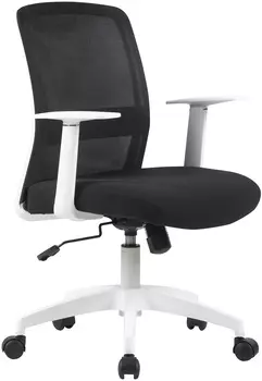 Кресло офисное CACTUS CS-WMC333-BK черный/белый (CS-WMC333-BK)