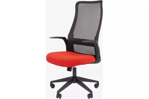 Кресло офисное Chairman 573 черный/красный (7134741)