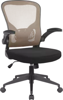 Кресло офисное Defender Akvilon черный/коричневый (64323)