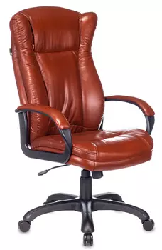 Кресло руководителя Бюрократ CH-879 коричневый (1535176)