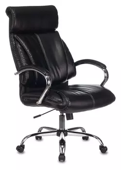 Кресло руководителя Бюрократ T-9904NSL черный (T-9904NSL/BLACK-PU)