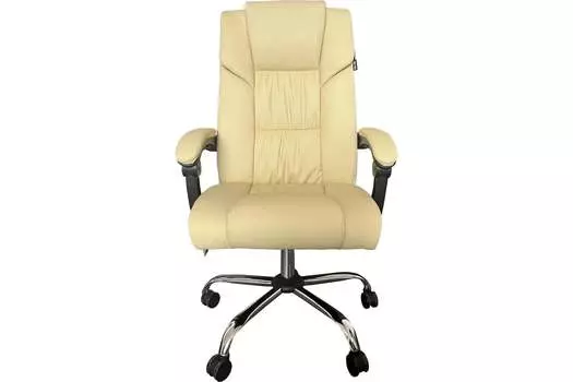 Кресло руководителя CACTUS CS-CHR-OC04M-WT, вибромассаж, белый (CS-CHR-OC04M-WT)