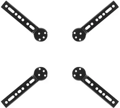 Кронштейн-адаптер настенный для телевизоров KROMAX ADAPTER-400, 20"-45", VESA 200x200мм-400x400мм, до 35 кг, черный (90374)