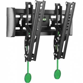 Кронштейн настенный для TV/монитора ONKRON TM4, 17"-37", наклонный, до 18.2 кг, черный