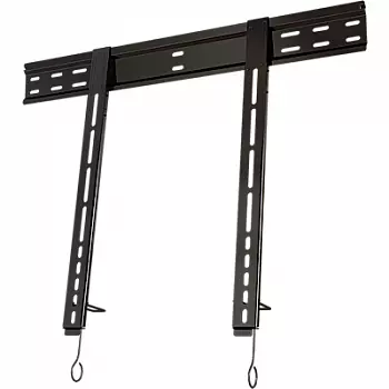 Кронштейн для TV/монитора WIZE Pro FU55, 30"-75", VESA 75x75 - 600x400, вес до 45кг, настенный, черный