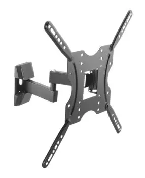 Кронштейн настенный для TV/монитора Ultramounts UM 903, 32"-55", VESA 100x100мм-400x400мм, наклонный, поворотный, портрет-альбом, до 20 кг, черный