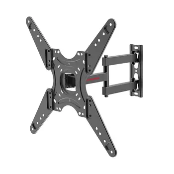 Кронштейн настенный для телевизоров Arm media LCD-405, 26"-60", VESA 100x100мм-400x400мм, наклонный, поворотный, до 40 кг, черный (90656)