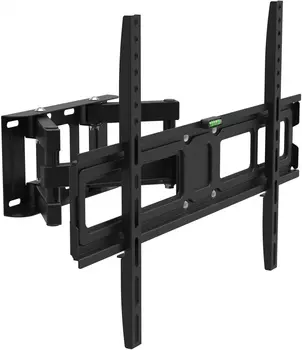 Кронштейн настенный для телевизоров HYUNDAI GL-N5, 32"-75", VESA 50x50мм-600x400мм, наклонный, поворотный, до 40 кг, черный (HMA75FD340BK56)