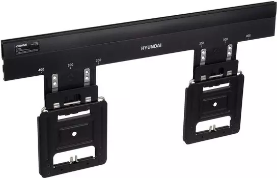 Кронштейн настенный для телевизоров HYUNDAI SL-X3, 32"-65", VESA 200x200мм-400x400мм, до 75 кг, черный (HMS65XF075BK24)