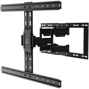 Кронштейн настенный для телевизоров ONKRON SM6L, 32"-90", VESA 200x200мм-600x400мм, наклонный, поворотный, до 50 кг, черный (SM6L)
