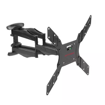 Кронштейн настенный для TV/монитора Arm media COBRA-45 new, 22"-65", VESA 100x100мм-400x400мм, наклонный, поворотный, до 45 кг, черный (10245)