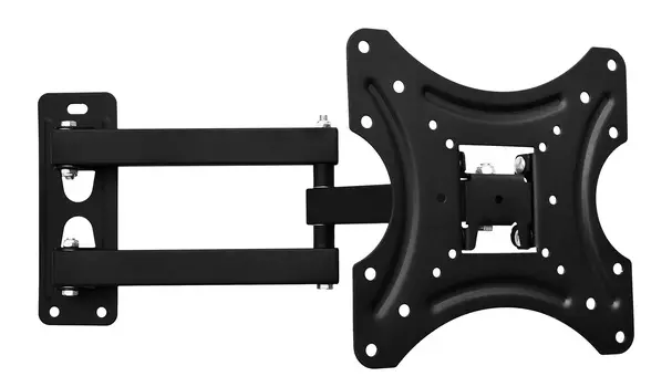 Кронштейн настенный для TV/монитора BURO FL2 , 15"-29", VESA 75x75мм-100x100мм, наклонный, поворотный, до 12кг, черный (BM12A71TS3)