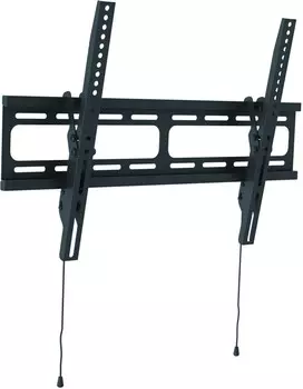 Кронштейн настенный для универсальный WIZE WT55, 32"-80", VESA 75x75мм-600x400мм, наклонный, до 45 кг, черный (WT55)
