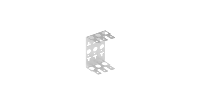 Кронштейн настенный NIKOMAX для 3 плинтов, серебристый (NMC-WCPL3-2)