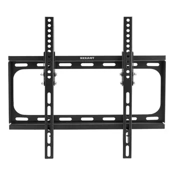 Кронштейн настенный для TV/монитора Rexant 38-0330, 26"-55", VESA 50x50мм-400x400мм, наклонный, до 30 кг, черный