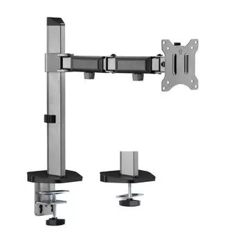 Кронштейн настольный для мониторов Exell EXi-MА41, 17"-32", VESA 100x100мм-100x100мм, наклонный, поворотный, портрет-альбом, до 9 кг, серебристый (EXi-MА41)