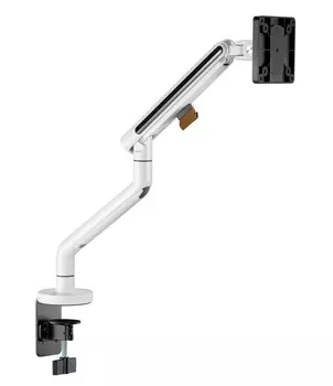 Кронштейн настольный для мониторов Ultramounts UM725W, 17"-32", VESA 75x75мм-100x100мм, наклонный, поворотный, портрет-альбом, до 9 кг, белый (UM725W)