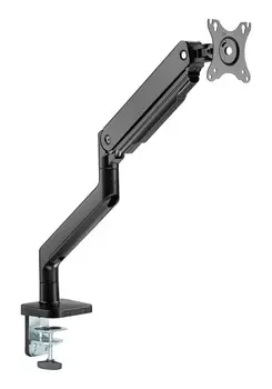 Кронштейн настольный для мониторов Ultramounts UM730, 17"-45", VESA 75x75мм-100x100мм, наклонный, поворотный, портрет-альбом, до 16 кг, черный (UM730)