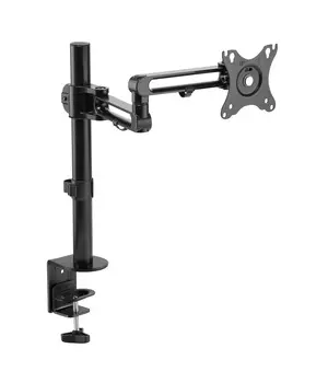 Кронштейн настольный для мониторов Ultramounts UM736, 17"-32", VESA 75x75мм-100x100мм, наклонный, поворотный, портрет-альбом, до 8 кг, черный (UM736)