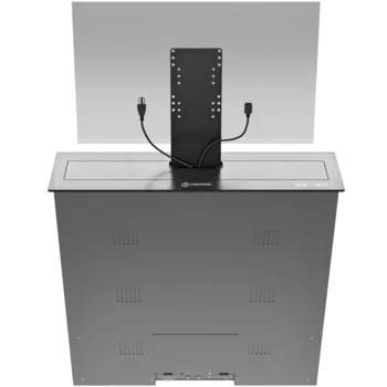 Кронштейн выдвижной настольный для мониторов ONKRON NWS-SC24, 13"-24", VESA 75x75мм-100x100мм, наклонный, до 15 кг, черный (NWS-SC24)