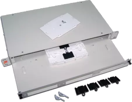 Кросс оптический Lanmaster LAN-FOB-RM-3H, 1U, в стойку 19", серый (LAN-FOB-RM-3H)