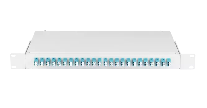 Кросс оптический NIKOMAX, 1U, в стойку 19", 48шт.x LC/UPC, 9/125мкм OS2, укомплектованный, серый (NMF-RP48LCUS2-WS-ES-1U-GY)