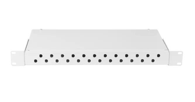 Кросс оптический NIKOMAX неукомплектованный (корпус), 1U, в стойку 19", 24шт.x FC/ST, серый (NMF-RP24FC-WS-ES-1U-GY)