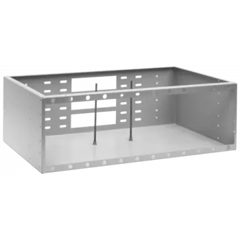 Кросс оптический SNR, 3U, в стойку 19", корпус, крышка, кронштейн 2шт, барашки для сплайс-кассеты 2шт, стяжки 2шт, болты 12шт, клипса для SNR-ODF 24шт, серый (SNR-ODF-96R-LE)