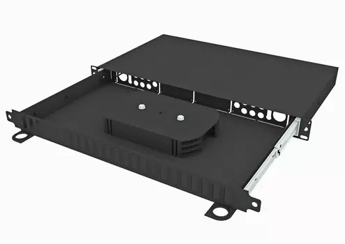 Кросс оптический TopLAN, 1U, в стойку 19", 6xDSC/QLC адаптера, черный (КРСв-Top-1U-06DSC/QLC-BK)