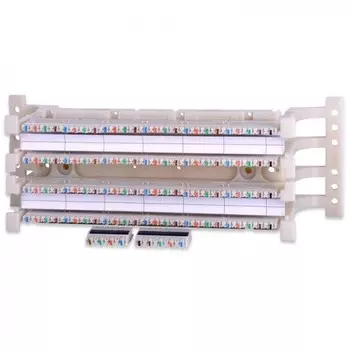 Кросс-панель настенная, неукомплектованная, 100 пар, белый, LAN-WS110-100FT, LANMASTER (LAN-WS110-100FT)