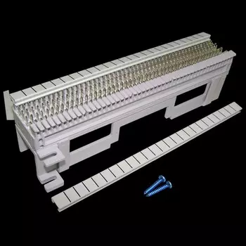 Кросс-панель настенная, неукомплектованная, 50 пар, белый, LAN-WS66-50FT, LANMASTER (LAN-WS66-50FT)