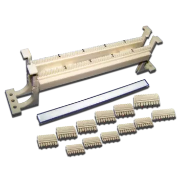 Кросс-панель настенная, неукомплектованная, 50 пар, бежевый, LAN-WS110-50, LANMASTER (LAN-WS110-50)