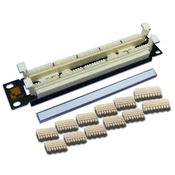 Кросс-панель в шкаф 10" 1U, 50 пар, черный, LAN-RS110-50FT/10, LANMASTER (LAN-RS110-50FT/10)