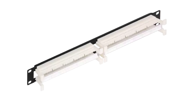 Кросс-панель в шкаф 19" 1U, 100 пар, NMC-RB110-100, NIKOMAX