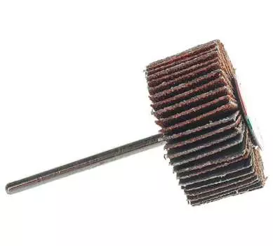 Круг шлифовальный лепестковый Зубр ⌀30мм, P80, 1шт., по дереву и металлу (36600-080)