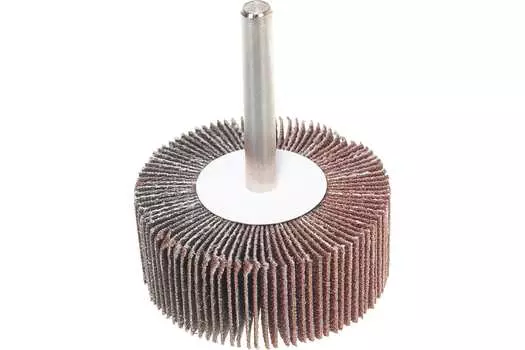 Круг шлифовальный лепестковый Зубр ⌀50мм x 20мм, P100, 1шт., по дереву и металлу (36601-100)