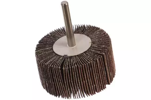 Круг шлифовальный лепестковый Зубр 6 см x 3 см, P100, 1 шт., по дереву и металлу (36602-100)