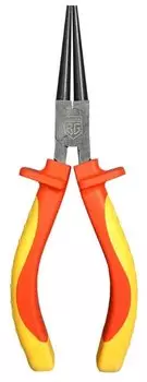 Круглогубцы 180мм, CrV, диэлектрические, двухкомпонентные рукоятки, BERGER BG1211 (BG1211)