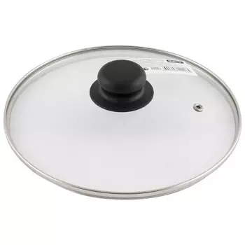 Крышка Mallony, 22 см, прозрачный/черный (987016)