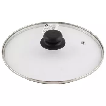 Крышка Mallony, 24 см, прозрачный/черный (987017)