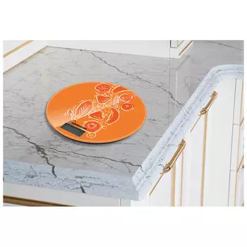 Кухонные весы электронные HomeStar HS-3007S 7 кг, 1 х CR2032, принт (фрукты) (003063)