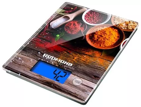 Кухонные весы электронные Redmond RS-736 8кг, 2AAA, рисунок/специи (RS-736)