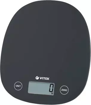 Кухонные весы электронные Vitek VT-7997 5 кг, 1 х CR2032, черный (VT-7997)