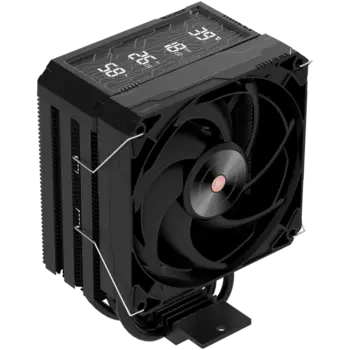 Кулер для процессора Alseye Q120S Plus для Socket/115x/1200/1356/1366/AM4/AM5, 120 мм, 3000rpm, 45 дБА, 200 Вт, 4-pin PWM, Al+Cu (AS.01.11.0005)