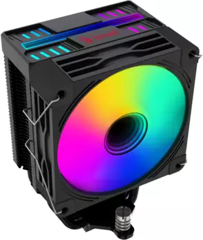 Кулер для процессора Bloody BD-AC150-ARGB1 для Socket/115x/1200/1356/1366/1700/1851/2011/2011-3/2066/AM4/AM5, 90 мм, 2400rpm, 23 дБА, 150 Вт, 4-pin PWM, Al+Cu, ARGB (BD-AC150-ARGB1-BK)