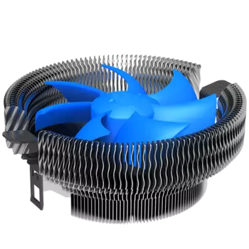 Кулер для процессора CROWN CM-90 v2 для Socket/115x/1200/1700/1851/AM2+/AM3/AM3+/FM1/AM4, 90 мм, 2000rpm, 20 дБА, 95 Вт, 3-pin, Al