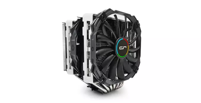 Кулер для процессора Cryorig R1 Universal для Socket/115x/1200/2011/2011-3/2066/AM2/AM2+/AM3/AM3+/FM1/AM4/FM2/FM2+, 140 мм, 1300rpm, 24 дБА, 240 Вт, 4-pin PWM, Al+Cu