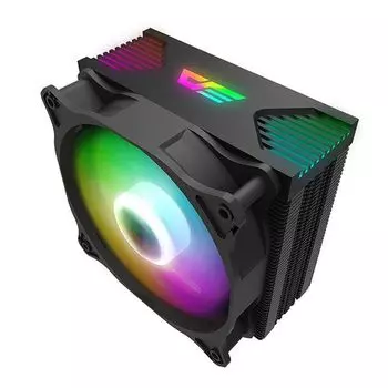 Кулер для процессора darkFlash DarkAir PRO для Socket/115x/1200/1356/1366/1700/1851/AM2+/AM3/AM3+/FM1/AM4/AM5, 120 мм, 1600rpm, 29 дБА, 4-pin PWM, Al+Cu, ARGB (DF-DAIR-PRO)