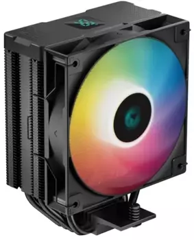 Кулер для процессора DeepCool AG400 DIGITAL BK ARGB для Socket/115x/1200/1700/1851/AM4/AM5, 120 мм, 2100rpm, 31.6 дБА, 220 Вт, 4-pin PWM, Al+Cu, ARGB (R-AG400-BKADMN-G-1)