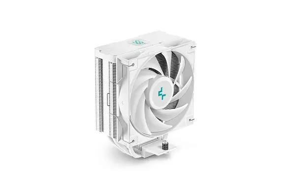 Кулер для процессора DeepCool AG400 DIGITAL WH для Socket/115x/1200/1700/1851/AM4/AM5, 120 мм, 2100rpm, 31.6 дБА, 220 Вт, 4-pin PWM, Al+Cu (R-AG400-WHNDMN-G-1)